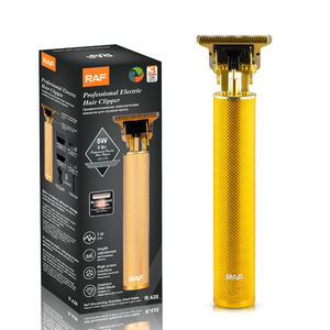 Cortadora de pelo <span class=keywords><strong>el</strong></span>éctrica profesional RAF 5W, Edición Dorada, hoja de acero inoxidable con peines ajustables y velocidad de motor de 7200RPM - Product Image 2