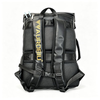 Sac à dos imperméable en PU avec logo personnalisé, sac de tennis et de badminton avec poche pour chaussures, sac de voyage pour ordinateur portable, sac de sport