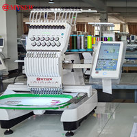 Máquina de Bordar Computarizada para Gorras y Superficies Planas MYSEW MFS1200, Transmisión Inalámbrica de Datos, Bordado Estable de Alta Precisión, Nueva Llegada