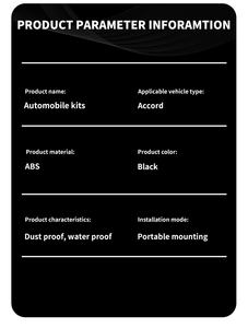 Alta qualità per Honda Accord 2018-Kit carrozzeria sportiva 2021 con diffusore posteriore con gonna laterale facile da installare in ABS <span class=keywords><strong>Mater</strong></span> - Product Image 6