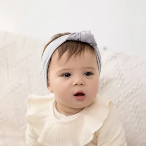Bestseller Baby Tulband Baby Haarbanden Meisje Vilt Nylon Hoofdbanden En Strikken Haaraccessoires