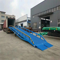 Plateforme élévatrice mobile électrique pour camions conteneurs, rampe de quai hydraulique pour le chargement et le déchargement de marchandises par camions conteneurs