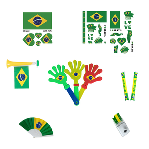 Juego de accesorios para fanáticos de la Copa de fútbol de Brasil, evento de juego de fútbol, productos de animación, regalo de fiesta de partidario con artículos promocionales - Product Image 5