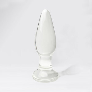 Vente en gros : Dildo <span class=keywords><strong>anal</strong></span> en verre double personnalisé, sans friction, avec fonction de soufflage, jouet sexuel pour adultes, Dildo en verre pour femmes - Product Image 1