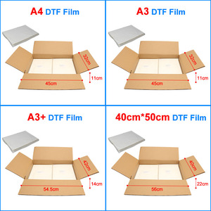 Feuille d'impression par transfert thermique de chaleur adhésive personnalisée de qualité supérieure 13X19 A4 A3 1000 pièces papier d'imprimante PET DTF <span class=keywords><strong>Film</strong></span> sur tissu textile - Product Image 4