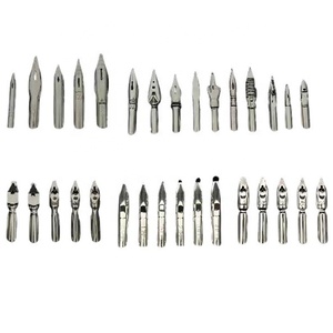 Petite pointe en métal pour plume à tremper, pour dessin d'alphabet, de lettres, de bande dessinée, de style <span class=keywords><strong>gothique</strong></span>, de calligraphie, en anglais - Product Image 1