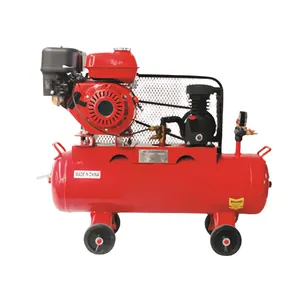 Compressor de ar a gasolina 7hp 8bar Pistão para a indústria de reparação de automóveis