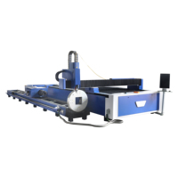Machine de découpe laser à fibre CNC certifiée CE avec contrôle Cypcut et détection anti-collision IA pour le traitement des tôles et tubes métalliques