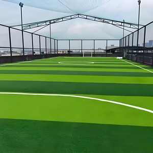 <span class=keywords><strong>Solution</strong></span> complète pour terrain de sport extérieur 11 joueurs, gazon artificiel 50 mm, PP de haute qualité, durable, écologique, vert clair, ensemble complet - Product Image 1