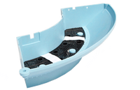 Jardinière en plastique durable pour l'extérieur, auto-arrosante, avec trou de drainage, suspendue, décorative, style lampadaire