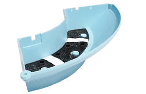 China Durable <b>Plastic</b> <b>Planter</b> Outdoor Self Watering Drainage Hole Hanging Decorative Lamp Post <b>Planter</b> - Product Image 3