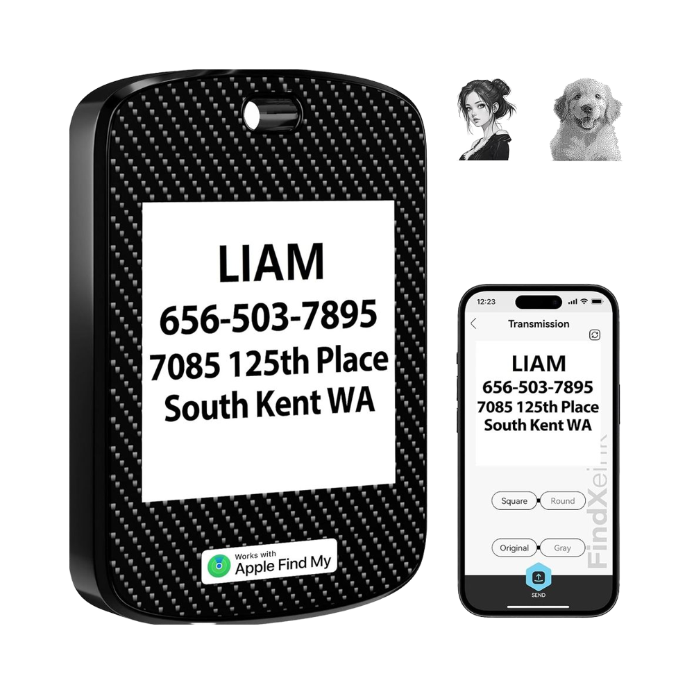 DIY шаблон пользовательская смарт-этикетка ключевая тег поддержка Apple Findmy ISO Android багаж мини Gps трекер тег