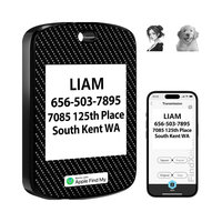 Modèle de bricolage Étiquette intelligente personnalisée Étiquette de clé Support Apple Findmy ISO Android Bagages Mini Gps Tracker Tag