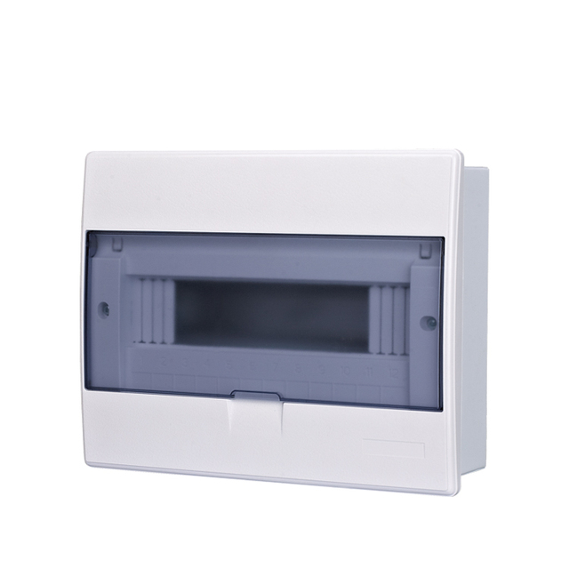 Factory Price Wholesale Building MCB Box with Light Adjustable Din Rail Inside Distribution box 8 Way Distributed