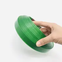 ZILI उच्च तनाव शक्ति चिकनी ग्रीन पॉलिएस्टर पट्टा के लिए पीईटी प्लास्टिक दीर्घकाय पैकिंग धातु