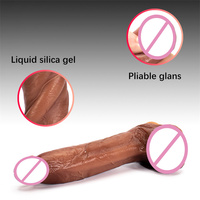 5CM Durchmesser Teleskop Schub beheizte Dildos Realistische Silikon Riesige Dildo Vibrator für Frauen Sexspielzeug