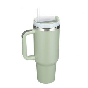Vaso Térmico de Acero Inoxidable de Doble Pared de 40 oz, Libre de BPA, Personalizado, al por Mayor, con Asa y Pajita - Product Image 6
