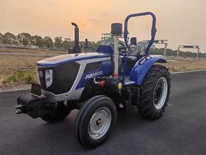 Efisiensi Tinggi 50HP 60HP 70HP 80HP 100hp traktor 4x4 peralatan pertanian roda traktor Memuat sekop penggali - Product Image 4