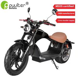 Scooter électrique à deux roues sans balais transfrontalier personnalisé Batterie au lithium 60V Adulte certifié DOT pour <span class=keywords><strong>Harley</strong></span> 1500W 51-65 km/h - Product Image 2