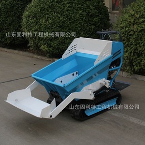 Mini <b>Dumper</b> <b>Track</b> Loader Small Hydraulic Self-Loading Transport Vehicle Compact Design Construction Site Use - Product Image 4