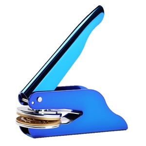 Machine à embosser portable avec pince à trois couleurs pour la décoration de livres et d'enveloppes, motifs personnalisés - Product Image 5