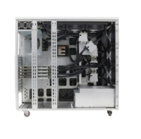 TOPLOONG 8157-11-04-C Station de travail IA tout-en-un à refroidissement liquide 4 GPU, Barebone, Réduction du bruit pour l'entraînement IA