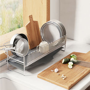 منظم أواني من الفولاذ المقاوم للصدأ فوق حوض قابل للإزالة ، مقاوم للصدأ من من من من من من الفولاذ - Product Image 2