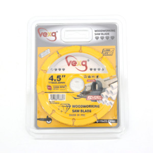 Disco de Corte de Diamante de 115 mm, Hoja de Sierra de Diamante para Trabajar la Madera de 4.5 Pulgadas, para Madera Maciza, PVC, PE, Tuberías <span class=keywords><strong>PPR</strong></span>, Acrílico - Product Image 3