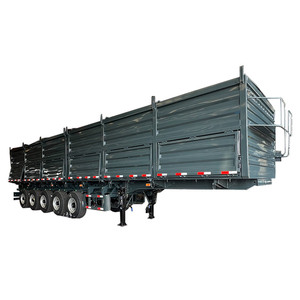 FEICHI Semi-<span class=keywords><strong>remorque</strong></span> benne basculante latérale 5 essieux avec <span class=keywords><strong>kit</strong></span> de benne hydraulique pour le transport de charbon, pierres de mine et sable, en promotion - Product Image 1