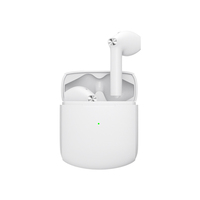 Earbud Stereo HiFi TWS Nirkabel Sejati, Headset Gaming In-ear, Earphone Bluetooth Dengan Mikrofon, Audio Bass, Headphone Olahraga LED