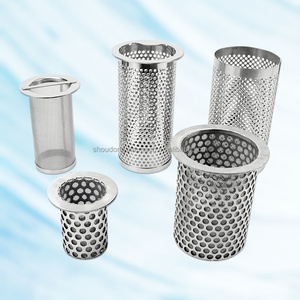 OEM 1 2 3 mm Öffnung Perforierter Kegelfilter Rostfreier 304 316 Edelstahl-Zylinderfilter zum Sieben - Product Image 2