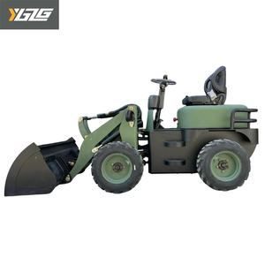 מעמיס הידראולי קומפקטי חשמלי מפרקי חדש לגמרי של YUANGONG 0.5 טון 0.8 טון עם אישור CE - Product Image 1