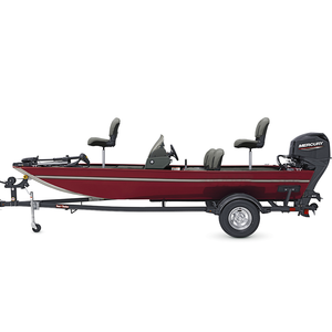 2025 bateau de pêche à l'achigan à coque en aluminium de haute qualité avec grand espace de stockage skiff d'aviron et moteurs hors-bord - Product Image 5