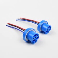Connecteur de phare LED en plastique résistant aux hautes températures pour ampoules Hid Relay 9004 9007 H/L HB1 HB5, support de douille de lampe