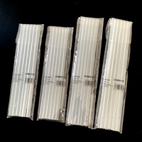 6 tubes en plastique transparent LDPE PP, résistants aux hautes températures, pour usage alimentaire, pailles à boire, usage industriel
