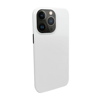 Antichoc PC + TPU Mobile Smartphone Blancs 3d Sublimation Téléphone Cas Bricolage Motif Personnalisé Couverture pour Iphone 14 15 16 17 Pro Max