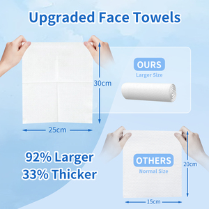 OEM Customization Biodegradable Disposable Solid Color Soft <strong>Facial</strong> <strong>Towels</strong> Large Nonwoven Dry Face <strong>Towels</strong> for Home Use Washcloths - Product Image 5