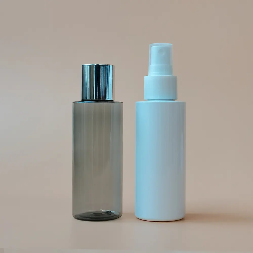 Botellas de plástico al por mayor 30 ml 50 ml 60 ml 100 mL 120 ml botellas de spray de niebla PET botellas transparentes con tapas de spray