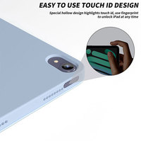Étui magnétique à triple pliage pour iPad Mini 1 2 3 4 5 7,9 pouces, coque en silicone antichoc pour tablette avec fonction veille/réveil automatique