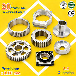 قطع مصنعة بالتحكم الرقمي بالحاسوب من الفولاذ المقاوم للصدأ والألومنيوم المؤنود الصلب، مخصصة حسب الطلب، معالجة بالأنودة والصنفرة - Product Image 1