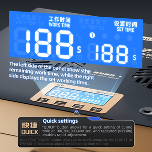 Qianli UVX24 Lámpara UV integrada de 16 pulgadas para pantalla LCD Vidrio <span class=keywords><strong>OCA</strong></span> Pegamento Curado CAJA - Product Image 4