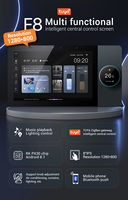 F8 Tuya 8 pouces Smart Control gradateur écran tactile haut-parleurs de plafond amplificateur Android pour la maison hôtel panneau de commande central
