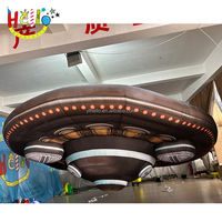 Station spatiale suspendue personnalisée Vaisseau spatial gonflable Ufo gonflable pour la décoration d'événements
