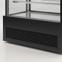 Vitrine réfrigérée pour gâteaux de boulangerie commerciale avec ventilateur de refroidissement et thermostat pour pâtisserie, café, restaurant, service de restauration