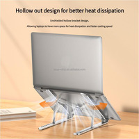 Support d'ordinateur portable pliable et léger en alliage d'aluminium, réglable en angle, avec levage vertical, étanche et anti-poussière, pour tablette