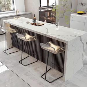 Dalle de quartz Calacatta blanc veiné gris de haute qualité pour la décoration moderne de la maison, pierre synthétique pour plan de travail de cuisine HIC QUARTZ HD022 - Product Image 4