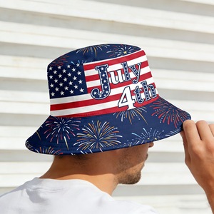 Sombrero para el Día de la Independencia de Estados Unidos, Sombrero Personalizado con la Bandera de EE. UU. para el 4 de Julio, Modelo B-4495 - Product Image 6