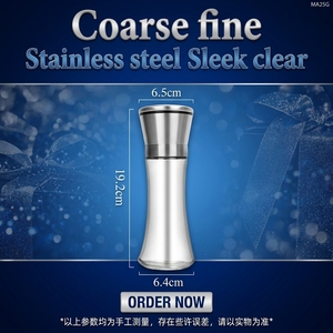 <span class=keywords><strong>Moulin</strong></span> à <span class=keywords><strong>sel</strong></span> <span class=keywords><strong>et</strong></span> à <span class=keywords><strong>poivre</strong></span> <span class=keywords><strong>manuel</strong></span> en acier inoxydable <span class=keywords><strong>et</strong></span> céramique, réglable, avec logo personnalisé, écologique, pour la maison <span class=keywords><strong>et</strong></span> les barbecues - Product Image 6
