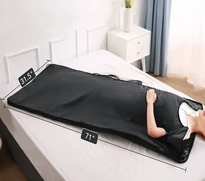 Cobertor de sauna infravermelho distante personalizado, cobertor de sauna de desintoxicação V3 pro para perda de peso e emagrecimento
