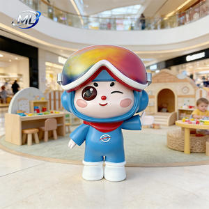 Escultura de Figura de Dibujos Animados Personalizada, Grande, para Exteriores, Linda, de Fibra de Vidrio, Estatua 3D, Decoración Artesanal para Centros Comerciales, Parques Temáticos, Plazas de la Ciudad - Product Image 3